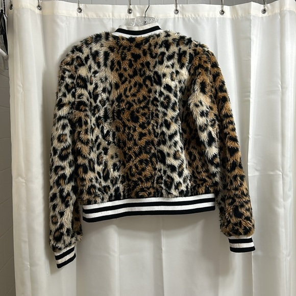 Faux Fur Cheetah Bomber by BB DAKOTA - Picture 3 of 5